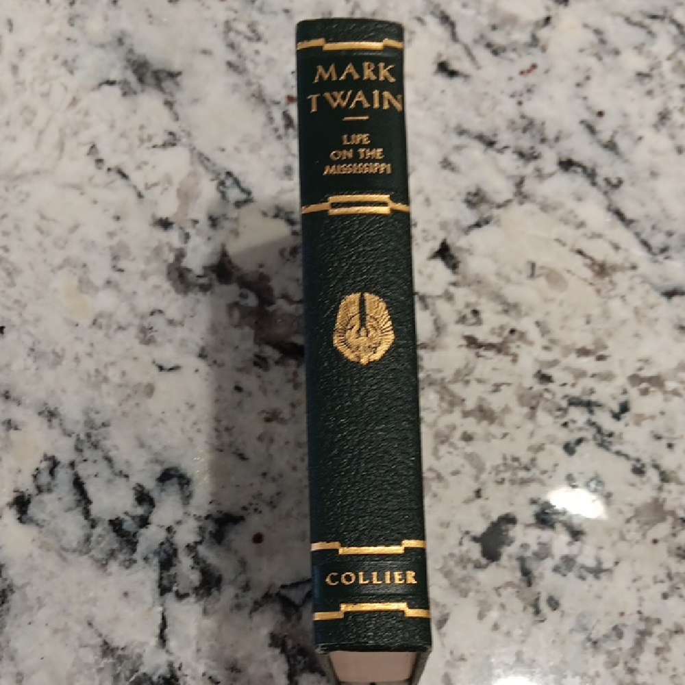 Vintage book, titled  Life On The Mississippi